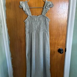 Old Navy Gingham Maxi Dress